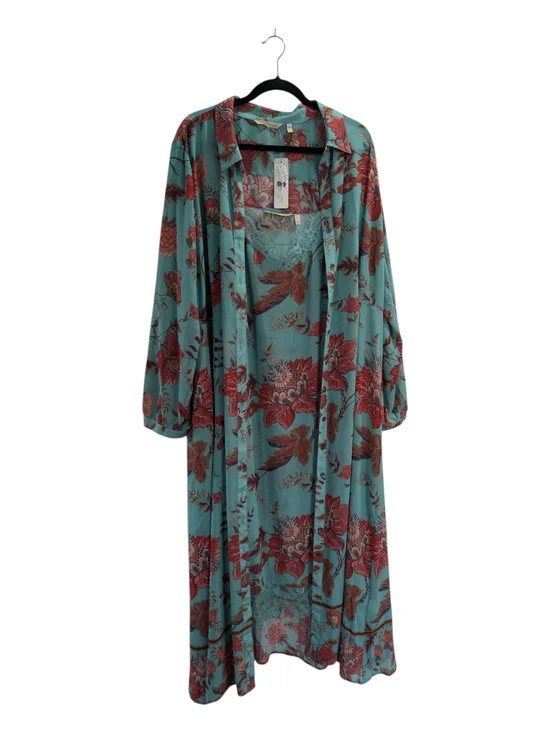 Soft Surroundings Blair Dress Maxi 2- piece Slip Duster Vacation Cruise - Picture 6 of 13